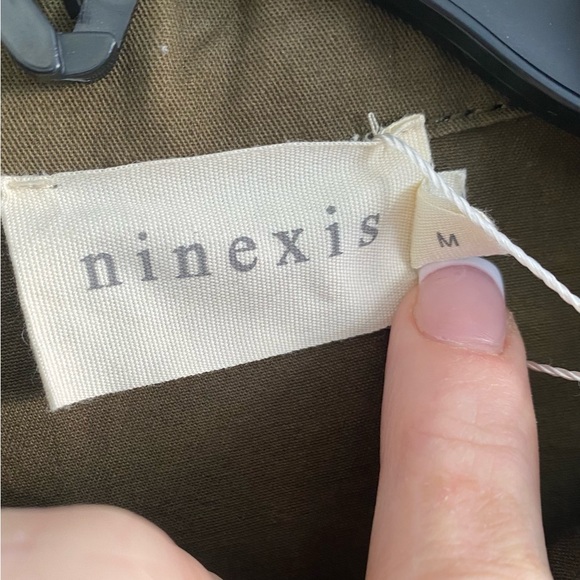 Ninexis NWT  Khaki Green Hooded Jacket Medium - Picture 4 of 11